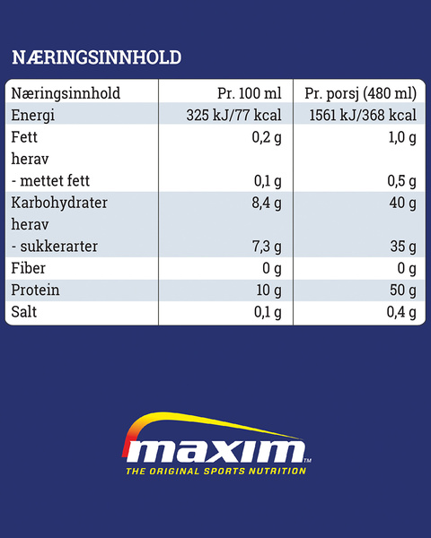 Protein Boost Jordbær 480 ml