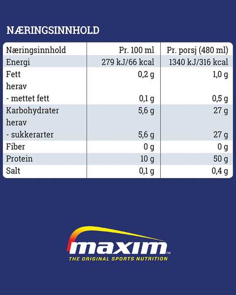 Protein Boost Vanilje 480ml
