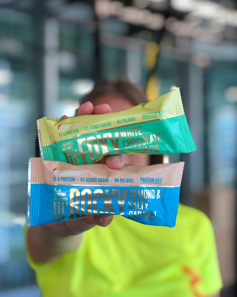 NYHET! LiL' Foxy Hvit sjokolade og sitronterte Proteinbar 40g