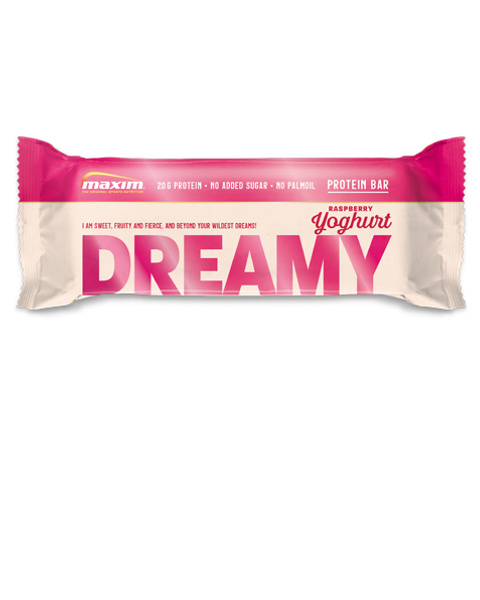 Dreamy Bringebær og Yoghurt Proteinbar 55g