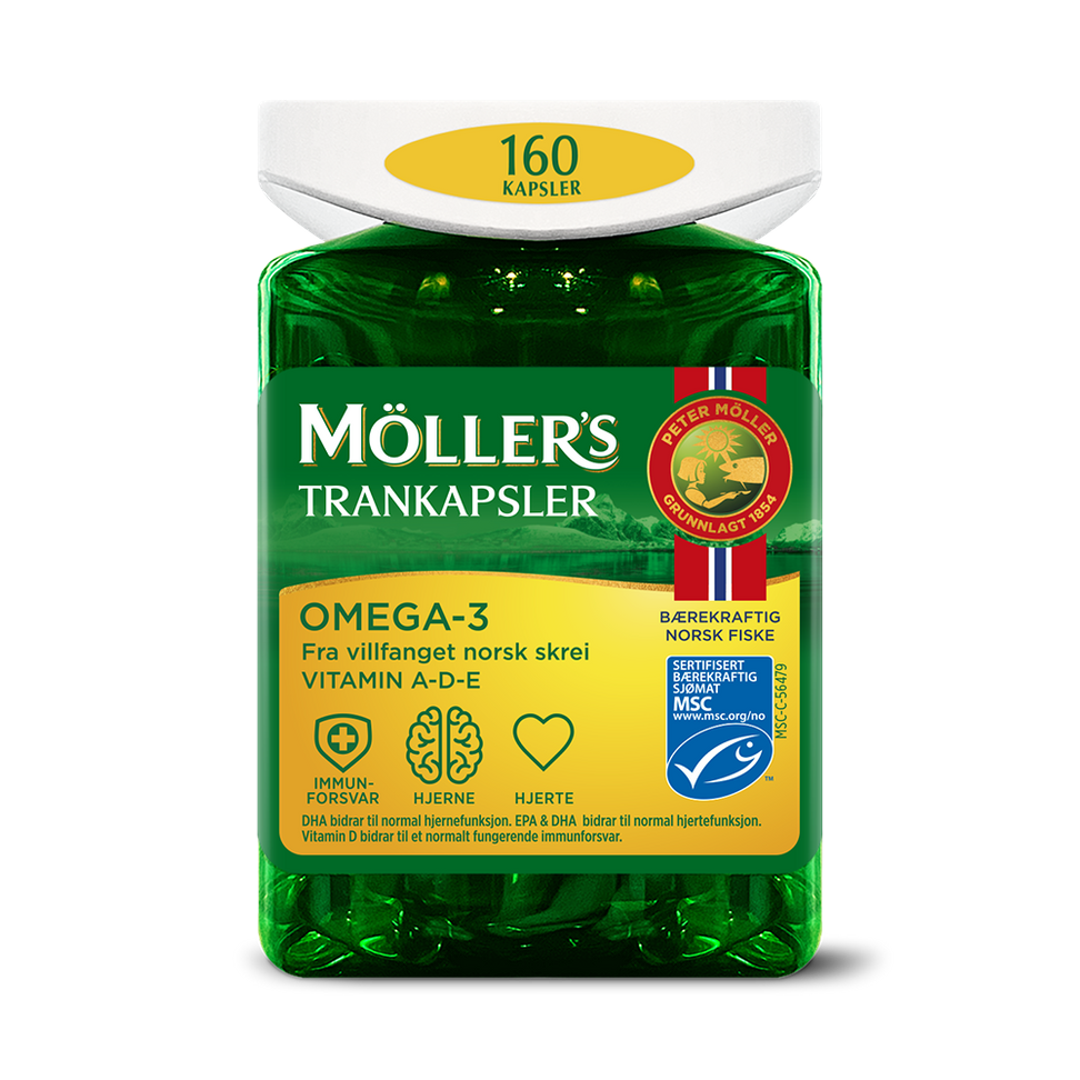Möller's Tran - Naturlig Omega-3 - Møllers